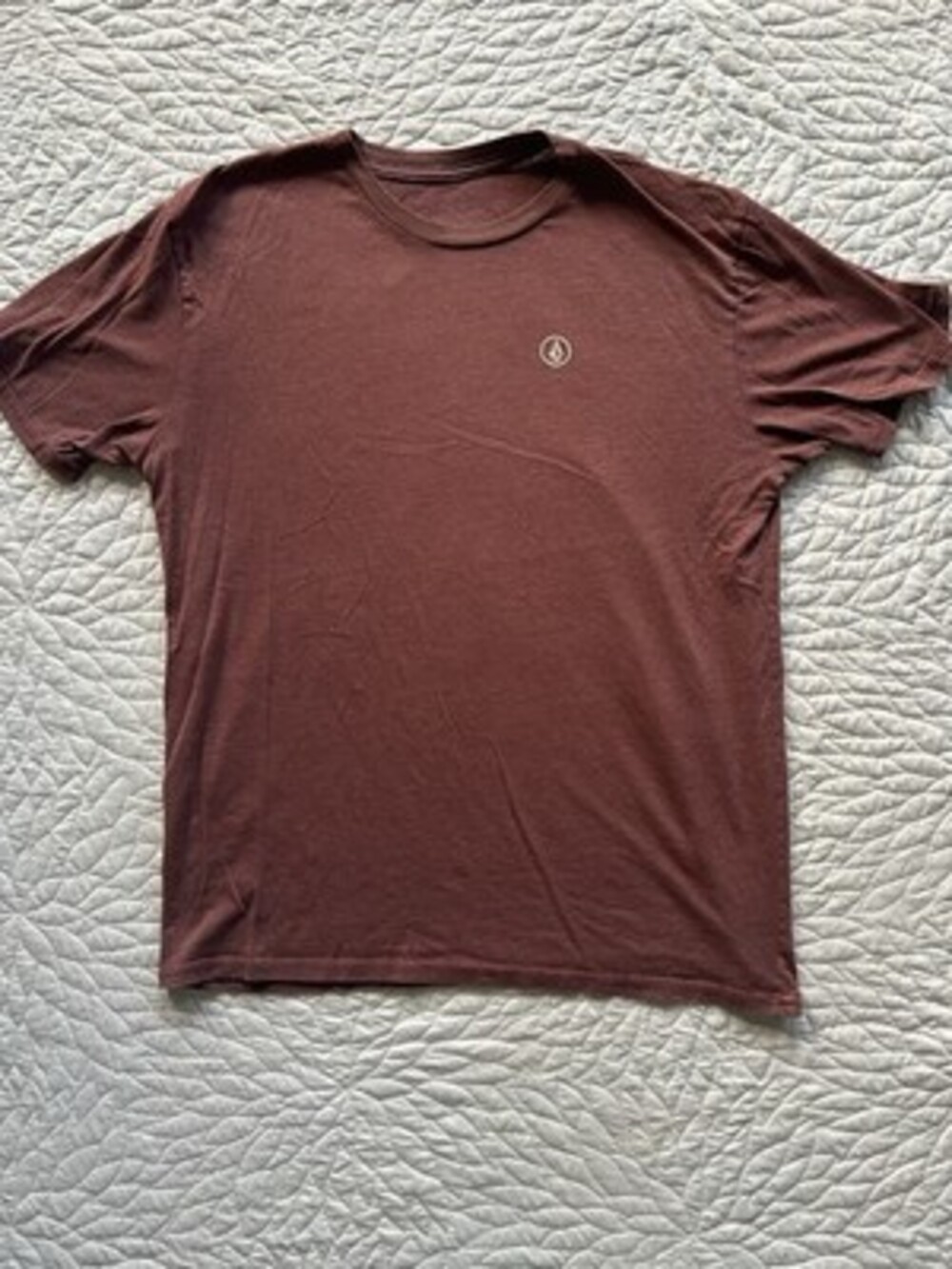 Volcom T-Shirt Size M Burgundy Casual